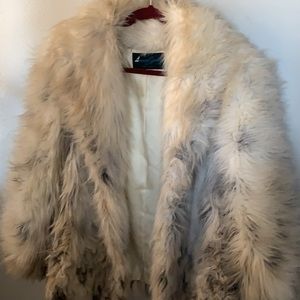 Faux fur coat